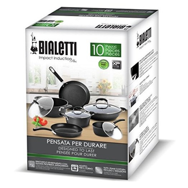 BIALETTI Bialetti Rondine batteria 10 pezzi 
